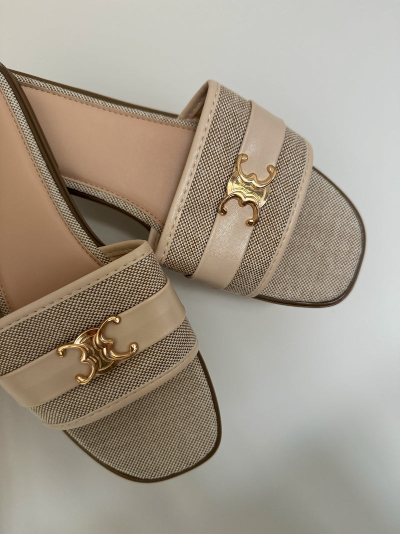 Lily Slippers - Beige - LA V STORE 
