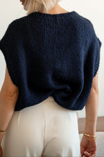 Livia Knit - Dark Blue
LA V STORE