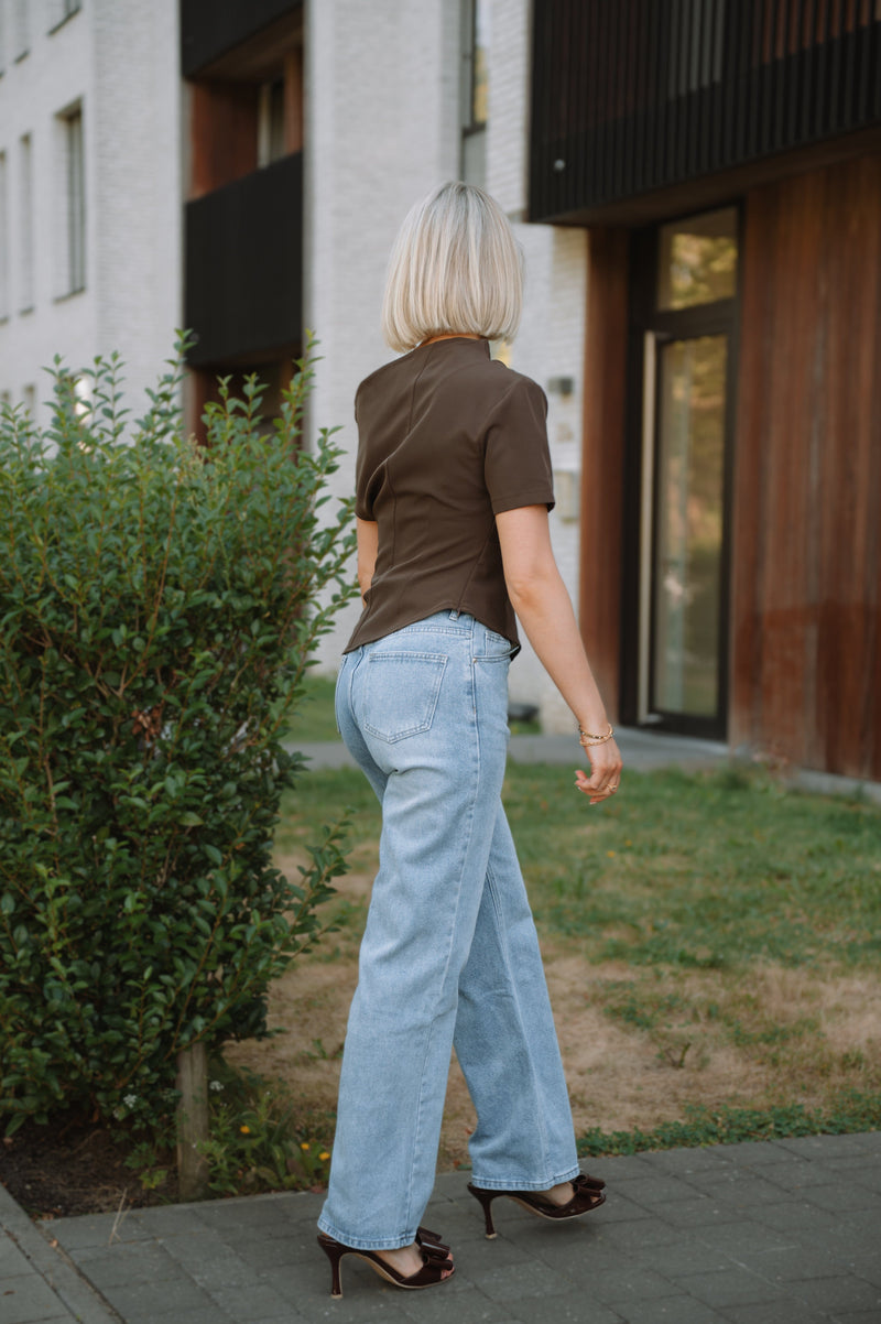 Juna Straight Jeans - Blue
LA V STORE