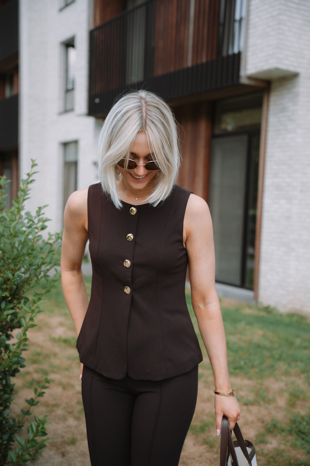Sienna Top - Brown
LA V STORE