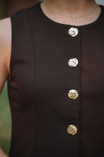 Sienna Top - Brown
LA V STORE