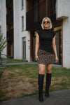 Chloe Skirt - Leopard Skirt 