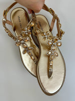 Lucy Sandals - Gold - LA V STORE 