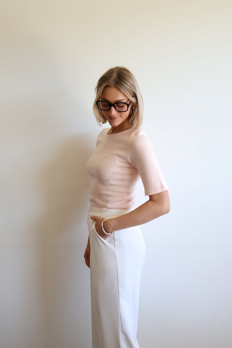CIndy Knit Top - Pink 
LA V STORE