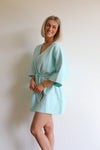 Maya Dress - Ocean Blue 
LA V STORE