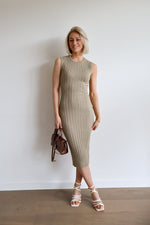 Hedda Knit Dress - Kaki
LA V STORE