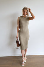 Hedda Knit Dress - Kaki
LA V STORE