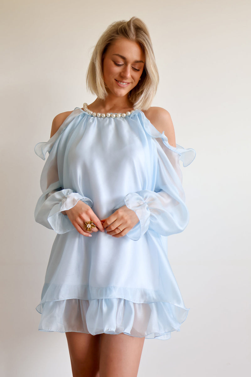 Pearl Dress - Blue 
LA V STORE