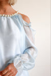 Pearl Dress - Blue 
LA V STORE