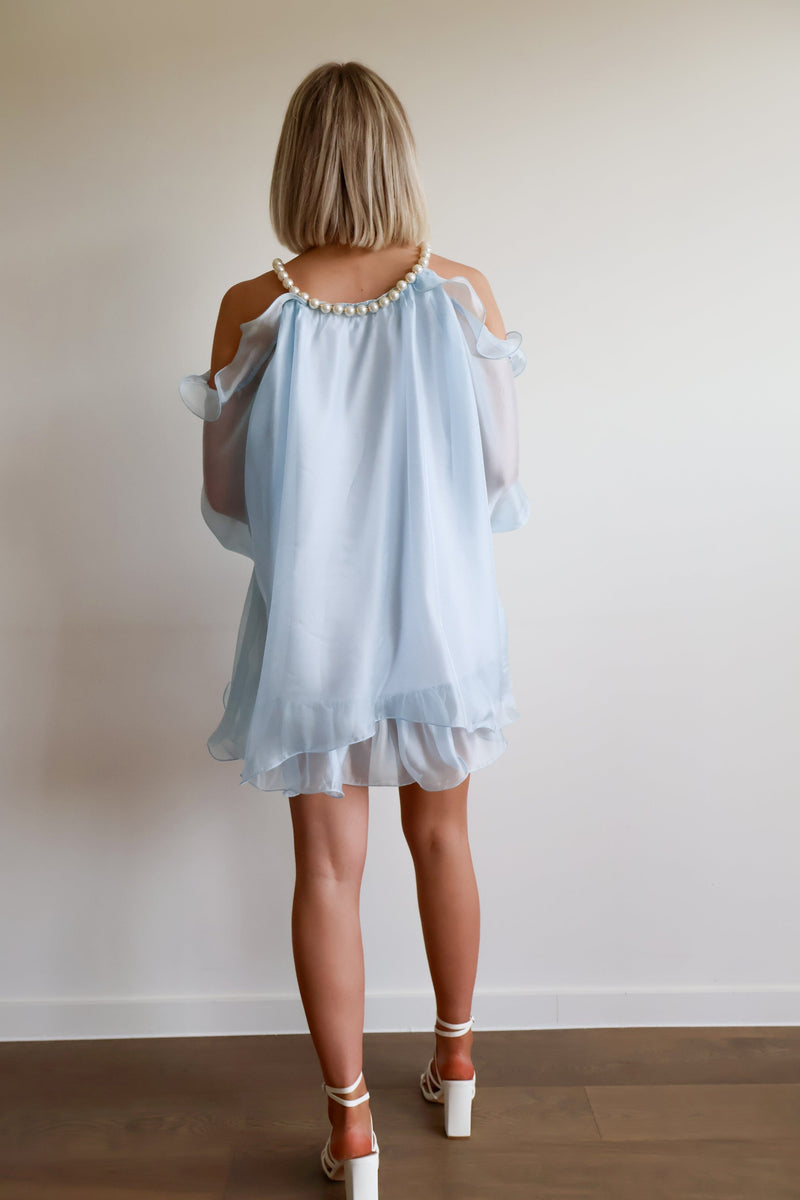 Pearl Dress - Blue 
LA V STORE