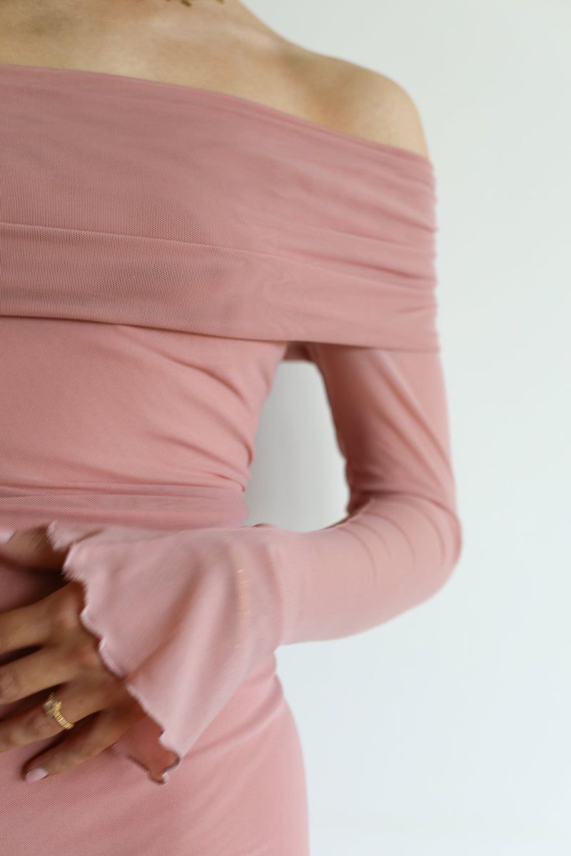 Rosalie Dress - Soft Pink 
LA V STORE