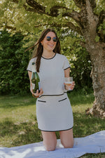 Amanda Linen Top - Beige
LA V STORE