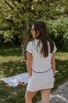 Amanda Linen Skirt - Beige
LA V STORE