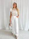 Sally Trousers - White Dress 